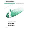 TRICITY BENDIX WDR1241W Instrukcja Obsługi