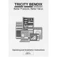 TRICITY BENDIX CAW811 Instrukcja Obsługi