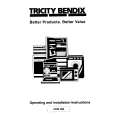 TRICITY BENDIX CDW086 Instrukcja Obsługi
