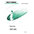 TRICITY BENDIX TDF200 Instrukcja Obsługi